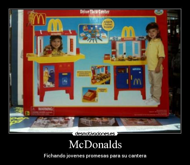 McDonalds - Fichando jovenes promesas para su cantera