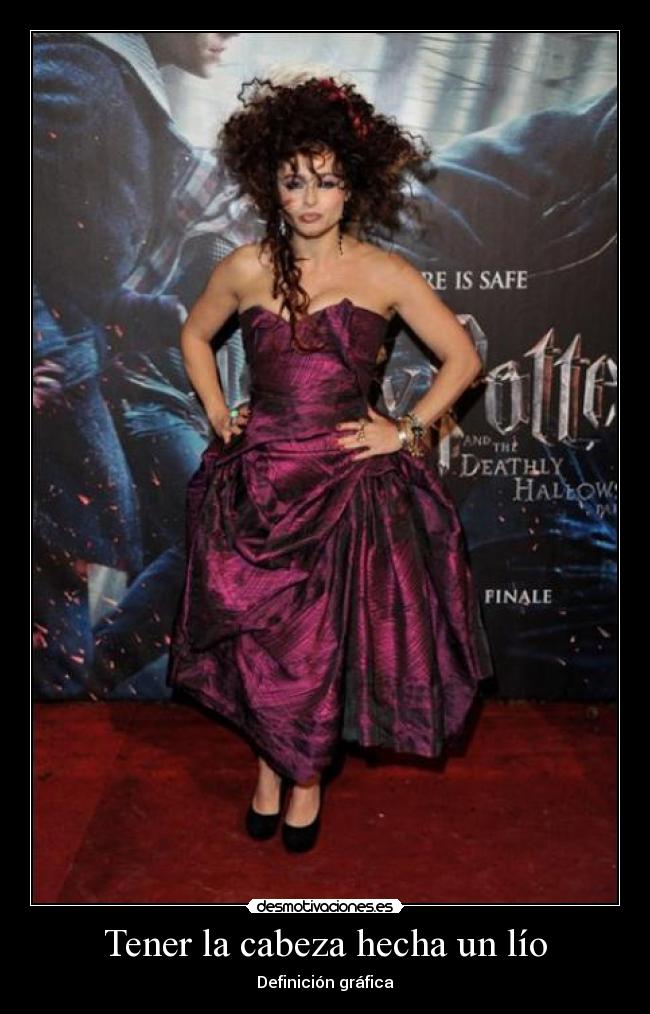 Tener la cabeza hecha un lío - Definición gráfica