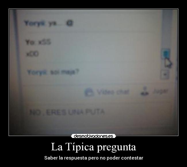 La Típica pregunta -