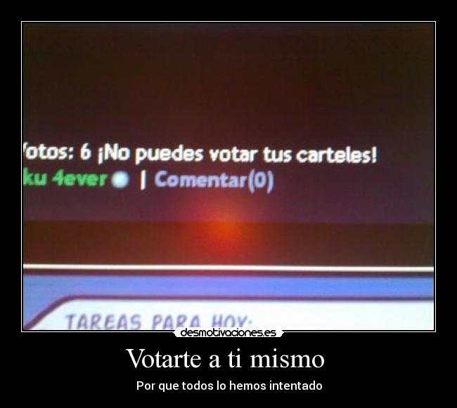 Votarte a ti mismo  - 