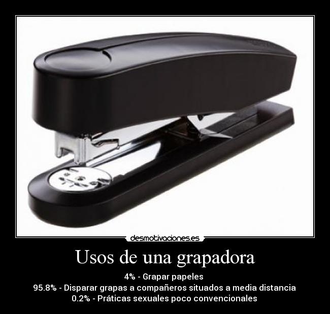 Usos de una grapadora - 