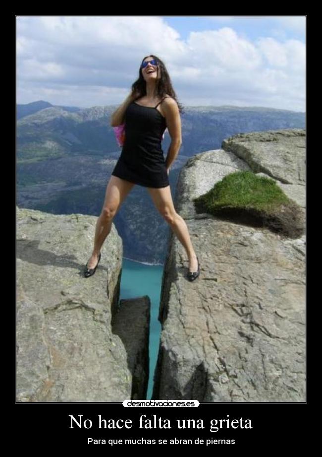 No hace falta una grieta - Para que muchas se abran de piernas