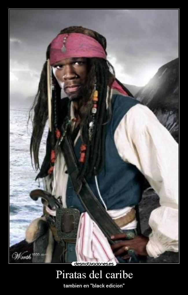 Piratas del caribe - tambien en black edicion