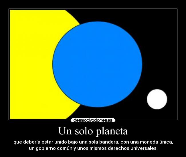 Un solo planeta -