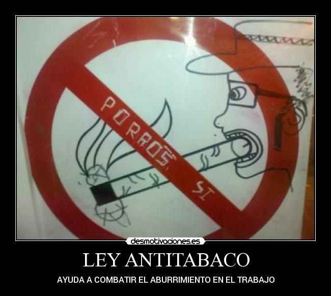 LEY ANTITABACO - 