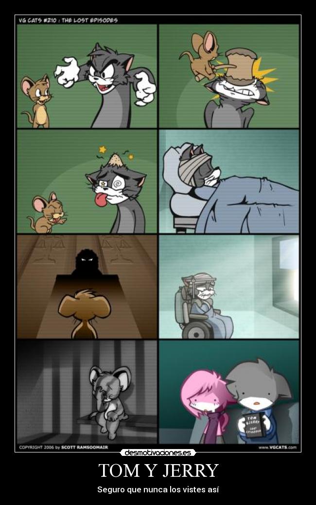 TOM Y JERRY - Seguro que nunca los vistes así
