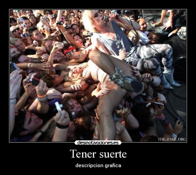 Tener suerte - descripcion grafica