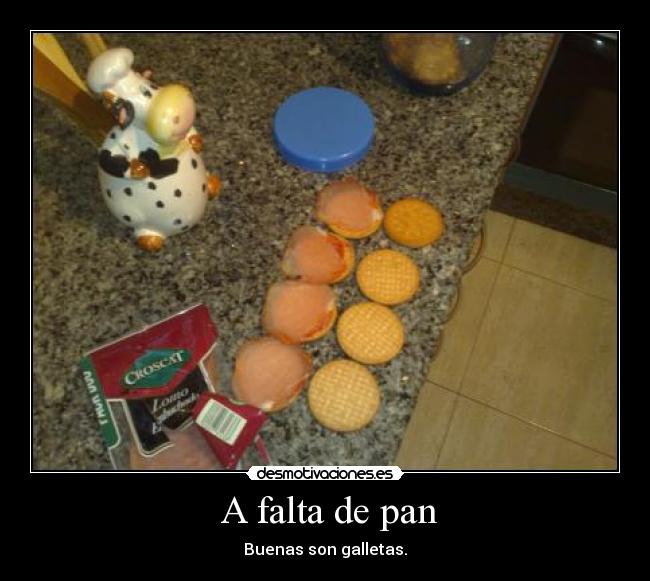 A falta de pan -