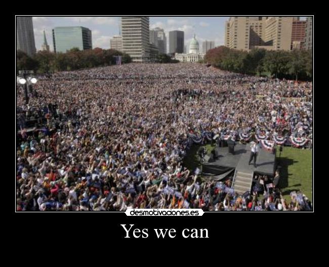 Yes we can - 