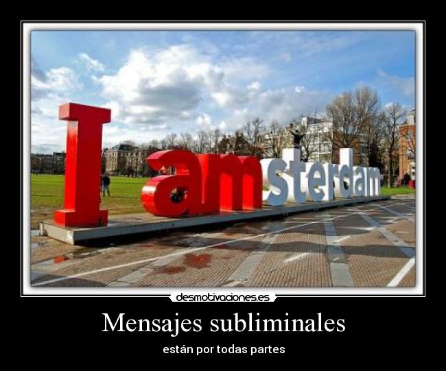 Mensajes subliminales - están por todas partes