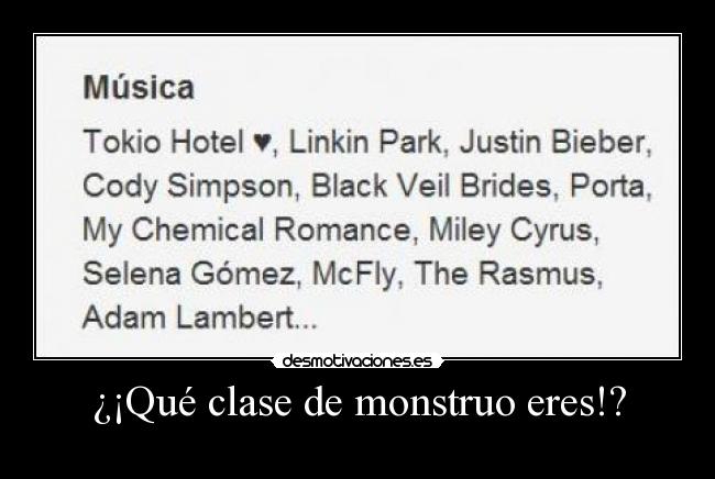 ¿¡Qué clase de monstruo eres!? -