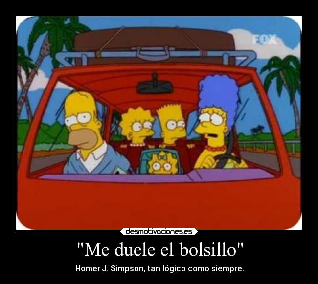 Me duele el bolsillo -