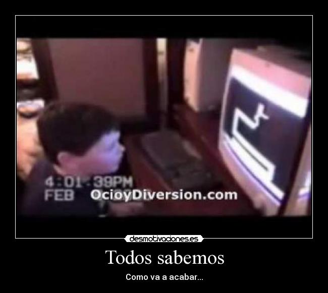 Todos sabemos - Como va a acabar...