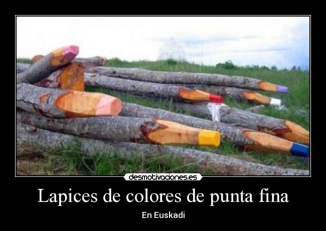 Lapices de colores de punta fina -