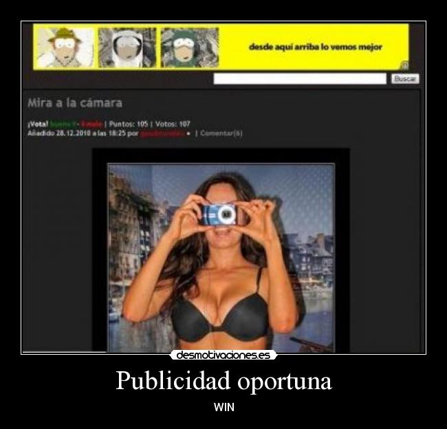Publicidad oportuna -