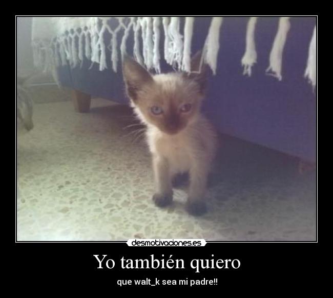 Yo también quiero - que walt_k sea mi padre!!