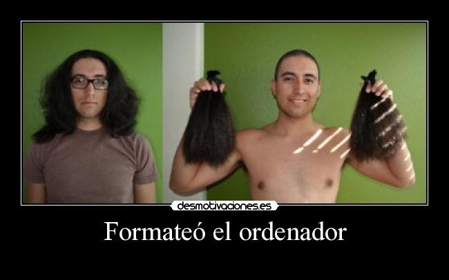 Formateó el ordenador - 