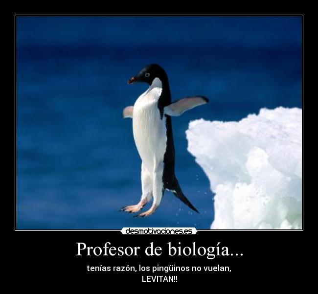 Profesor de biología... - 