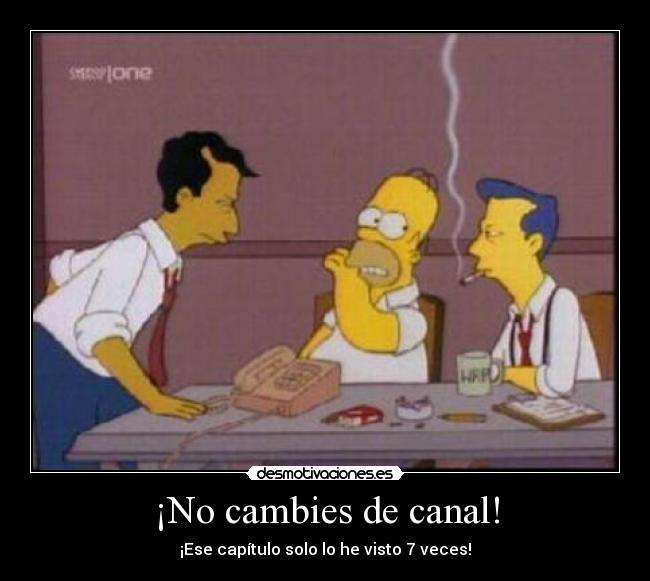 ¡No cambies de canal! -