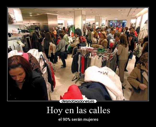 Hoy en las calles - el 90% serán mujeres