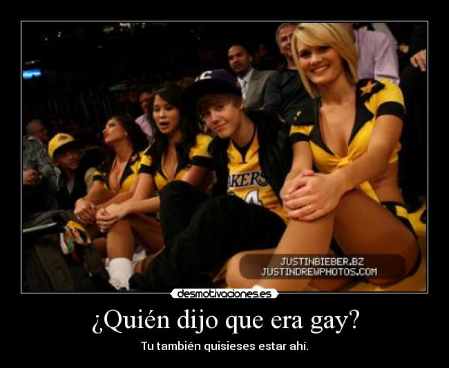 ¿Quién dijo que era gay? -
