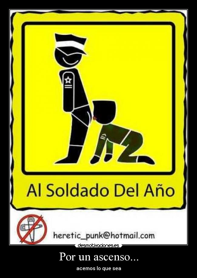 Por un ascenso... - acemos lo que sea