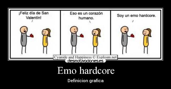 Emo hardcore - Definicion grafica