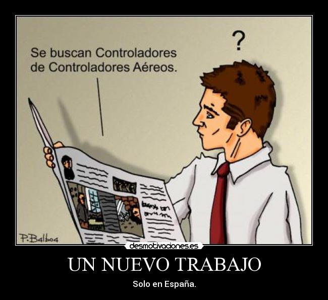 UN NUEVO TRABAJO - Solo en España.