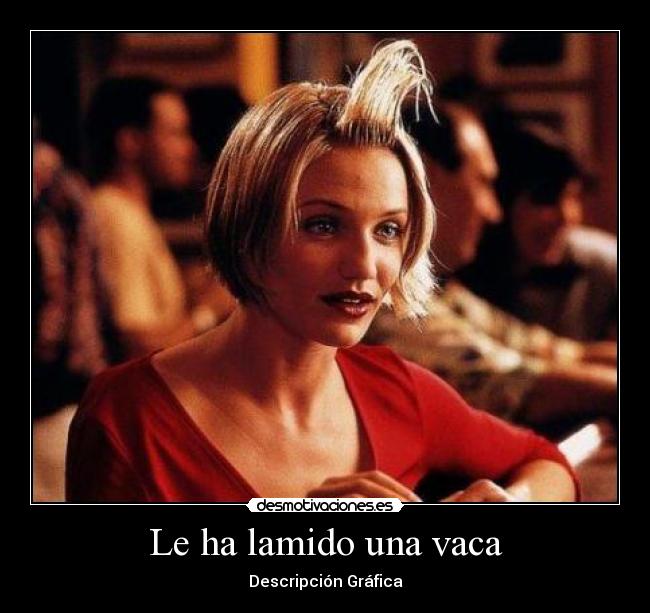 Le ha lamido una vaca - 