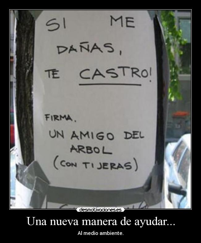 Una nueva manera de ayudar... -