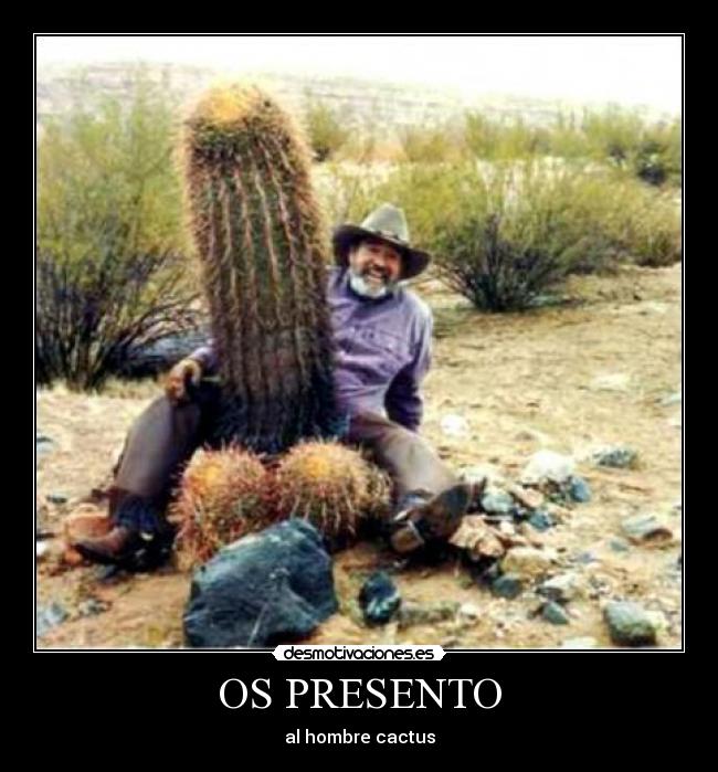 OS PRESENTO - al hombre cactus