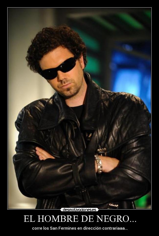 EL HOMBRE DE NEGRO... -