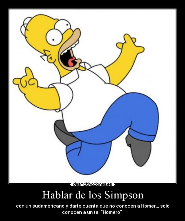 Hablar de los Simpson - 