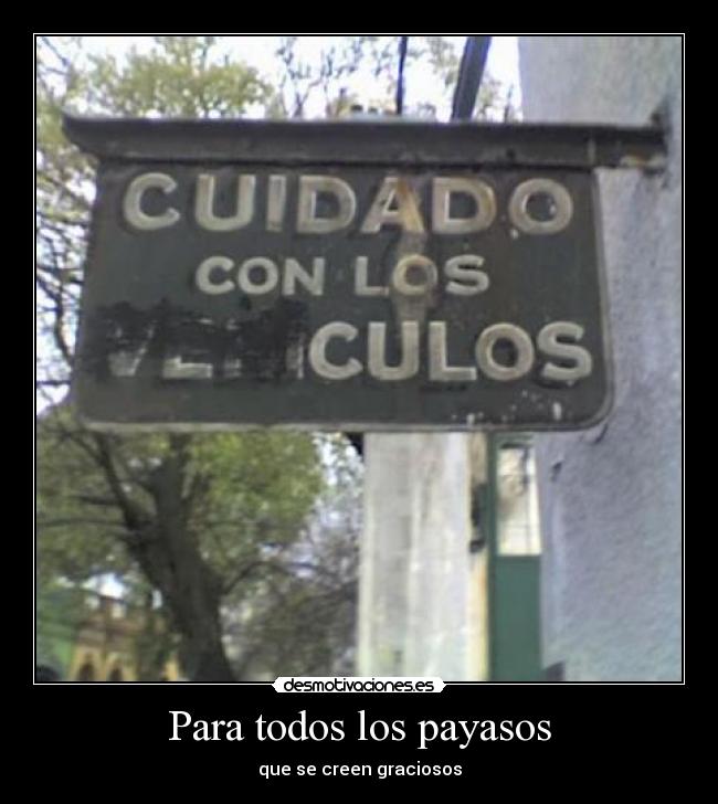 Para todos los payasos - 