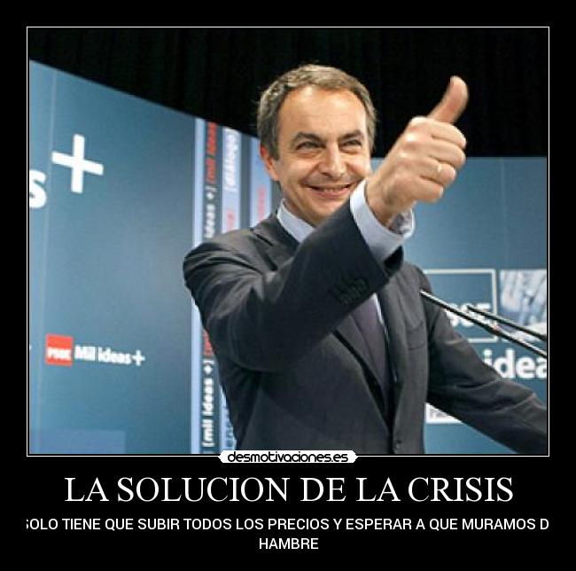 LA SOLUCION DE LA CRISIS -