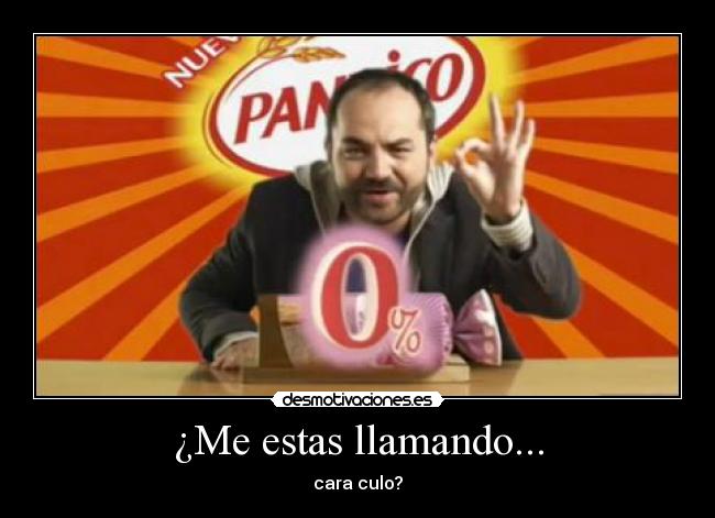 carteles panrico cara culo anuncio television desmotivaciones
