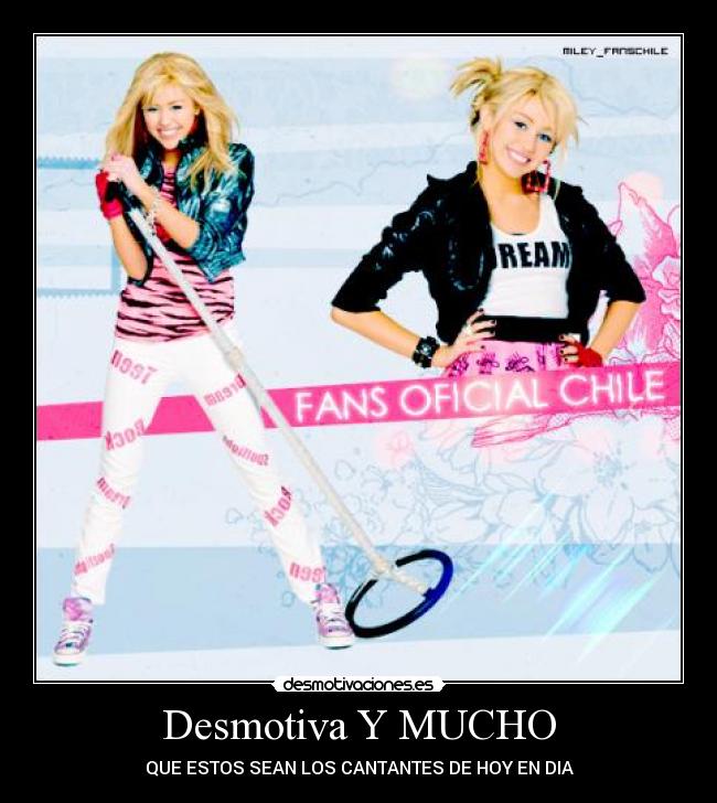 Desmotiva Y MUCHO - QUE ESTOS SEAN LOS CANTANTES DE HOY EN DIA