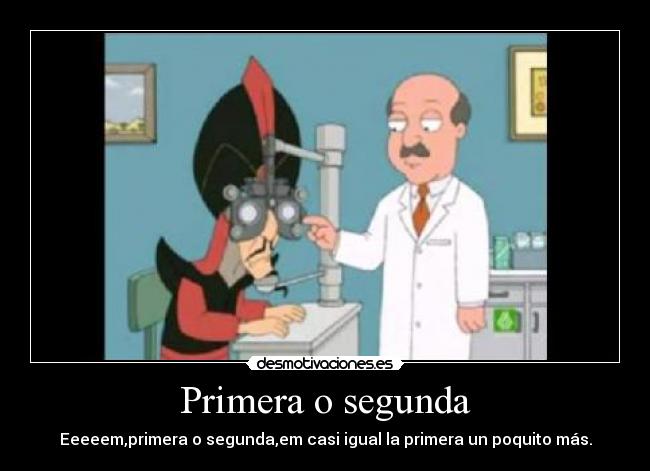 Primera o segunda - 