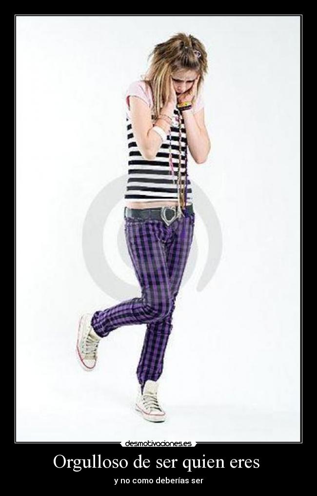 Orgulloso de ser quien eres -