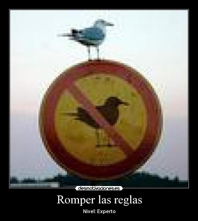 Romper las reglas -
