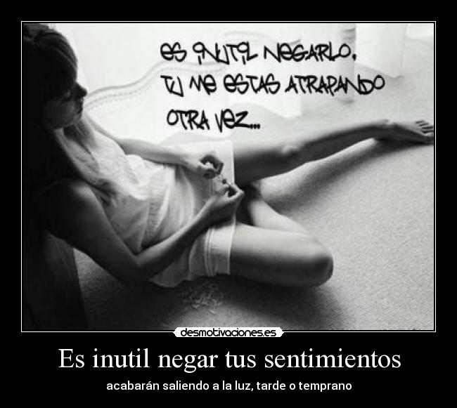 carteles sentimientos sentimientos esconderlos negarlos esperar injusta vida desmotivaciones