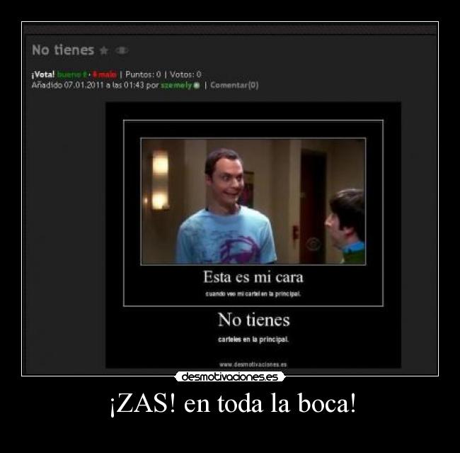 ¡ZAS! en toda la boca! - 