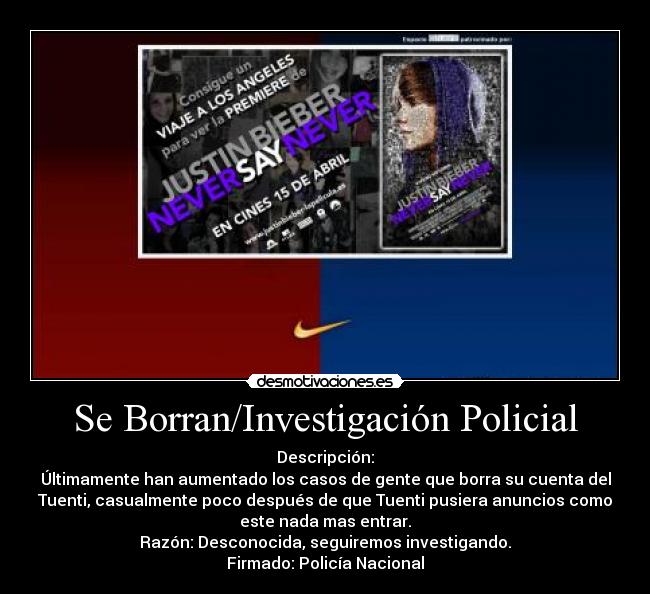 Se Borran/Investigación Policial - 