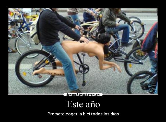 Este año - Prometo coger la bici todos los días