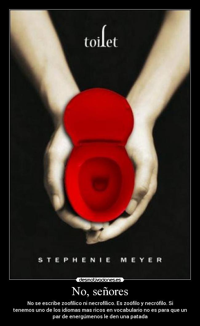 No, señores - No se escribe zoofílico ni necrofílico. Es zoófilo y necrófilo. Si
tenemos uno de los idiomas mas ricos en vocabulario no es para que un
par de energúmenos le den una patada