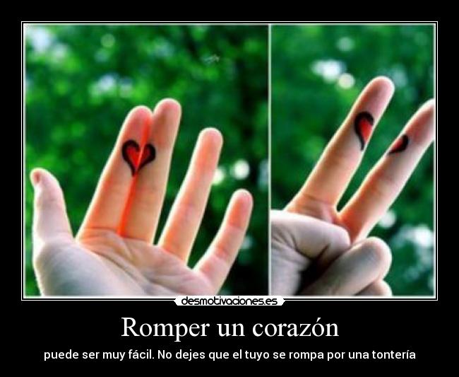 Romper un corazón -