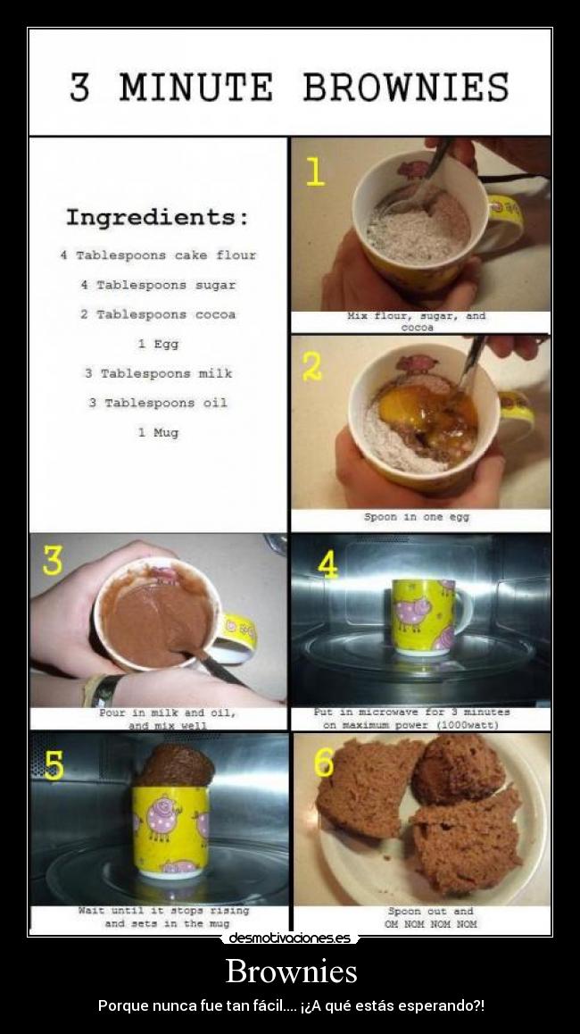 Brownies - Porque nunca fue tan fácil.... ¡¿A qué estás esperando?!