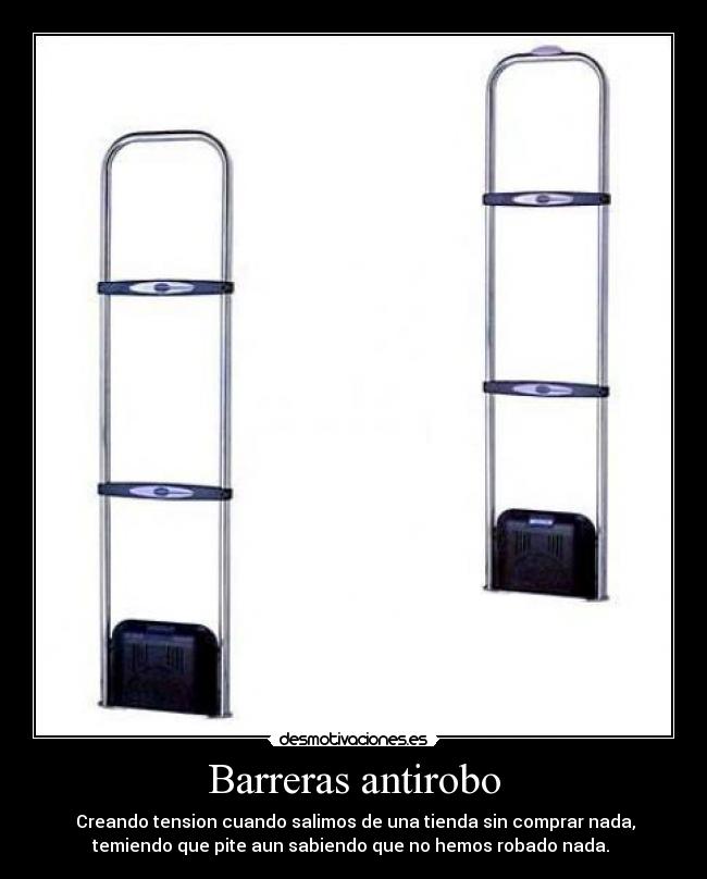 Barreras antirobo -