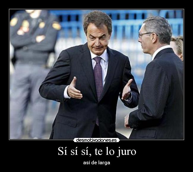 Sí sí sí, te lo juro - 