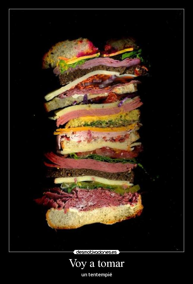 Voy a tomar - un tentempié